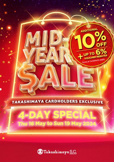 Takashimaya catalogue | Mid year sale | 16/05/2024 - 19/05/2024