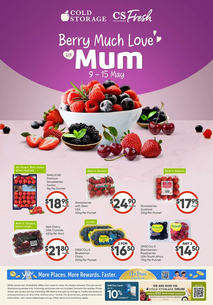 Cold Storage catalogue in Singapore | Mother's Day Berries | 14/05/2024 - 15/05/2024