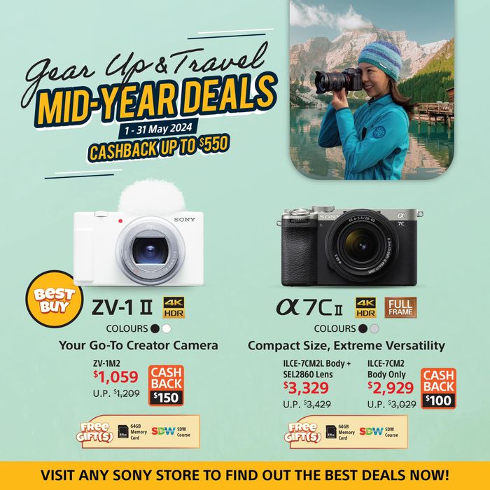 Sony catalogue in Singapore | Mid year deals | 14/05/2024 - 31/05/2024