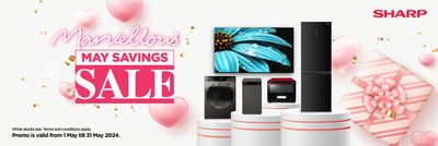 Electronics & Appliances offers in Singapore | My savings sale in Sharp | 14/05/2024 - 31/05/2024