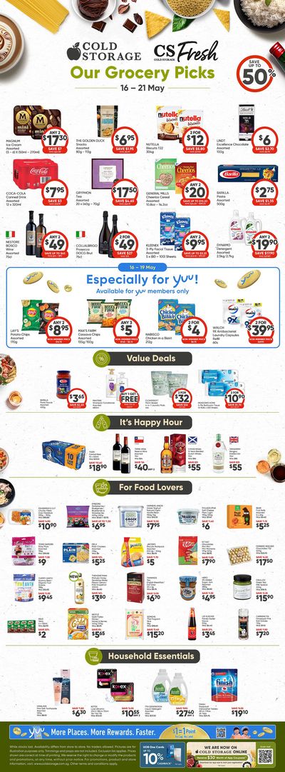 Supermarkets offers in Singapore | Our grocery picks in Cold Storage | 16/05/2024 - 21/05/2024
