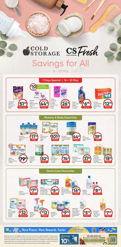 Supermarkets offers in Singapore | Savings for all in Cold Storage | 16/05/2024 - 29/05/2024