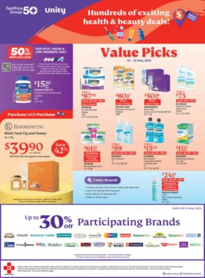 FairPrice catalogue in Singapore | Hundreds of exciting health & beauty deals | 17/05/2024 - 22/05/2024