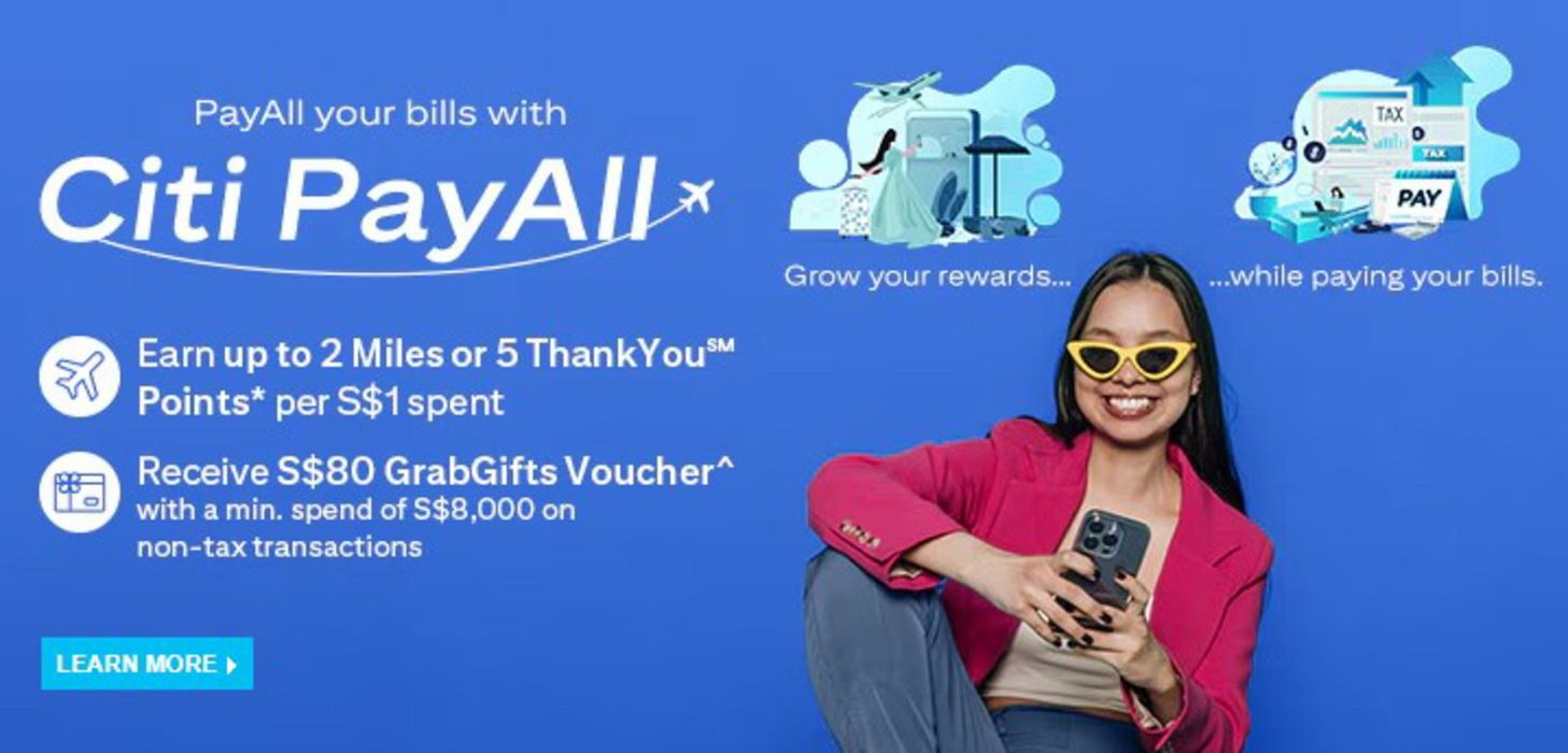 Citibank catalogue in Singapore | PayAll your bills with City PayAll | 31/05/2024 - 31/07/2024