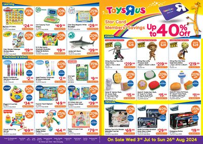 Kids, Toys & Babies offers | Attractive special offers for everyone in Toys R Us | 03/07/2024 - 26/08/2024