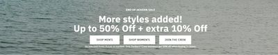 Clothes, shoes & accessories offers in Singapore | Up to 50% Off + extra 10% Off in Dockers | 09/07/2024 - 31/07/2024
