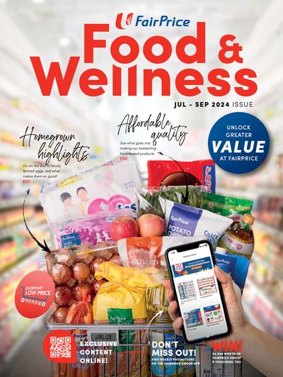 FairPrice catalogue in Singapore | Food & wellness | 16/07/2024 - 30/09/2024