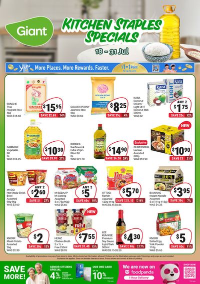 Giant catalogue | Kitchen Staples Specials | 18/07/2024 - 31/07/2024
