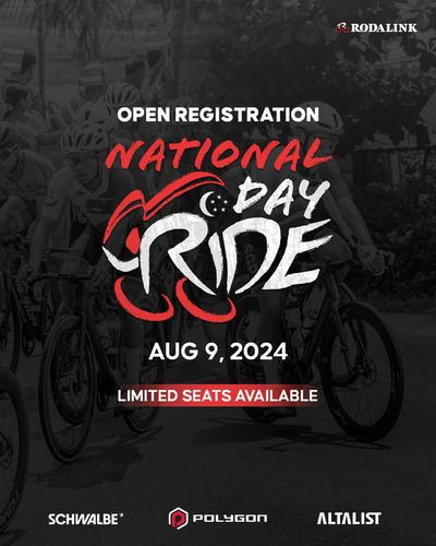 Sport offers in Singapore | National ride day in Rodalink | 24/07/2024 - 09/08/2024