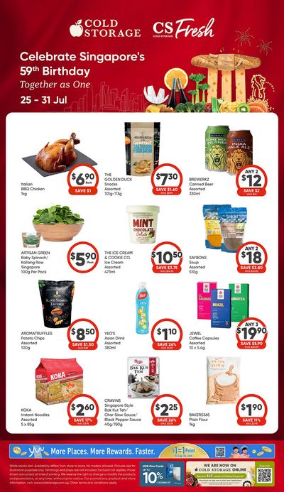 Supermarkets offers | National Day in Cold Storage | 25/07/2024 - 31/07/2024