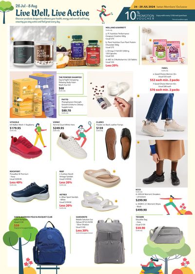 Department Stores offers in Singapore | Our best bargains in Isetan | 26/07/2024 - 08/08/2024