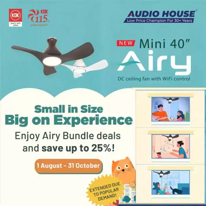 Audio House catalogue | Save up to 25% | 12/08/2024 - 31/10/2024