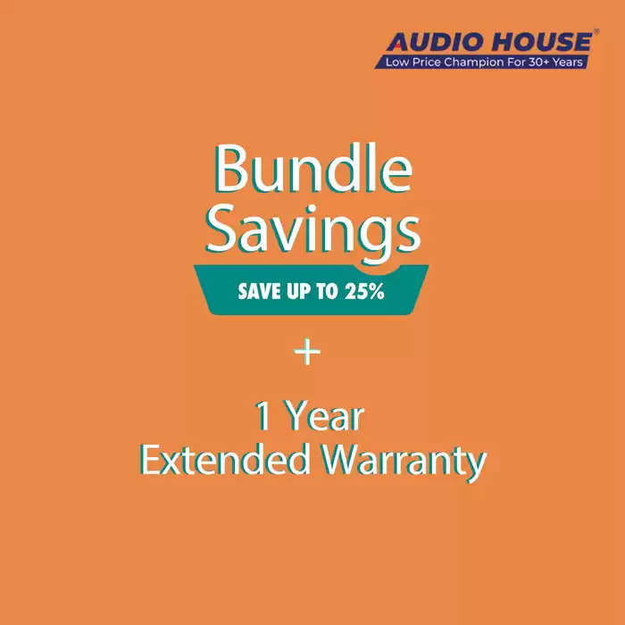 Audio House catalogue | Save up to 25% | 12/08/2024 - 31/10/2024