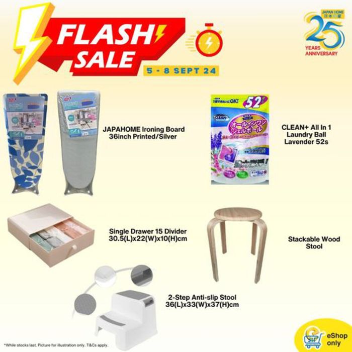 Japan Home catalogue in Singapore | Flash sale | 04/09/2024 - 08/09/2024