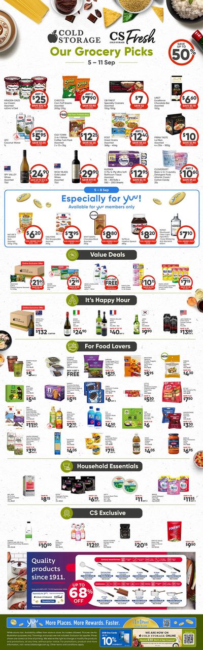 Cold Storage catalogue in Singapore | CS Grocery Ad | 05/09/2024 - 19/09/2024