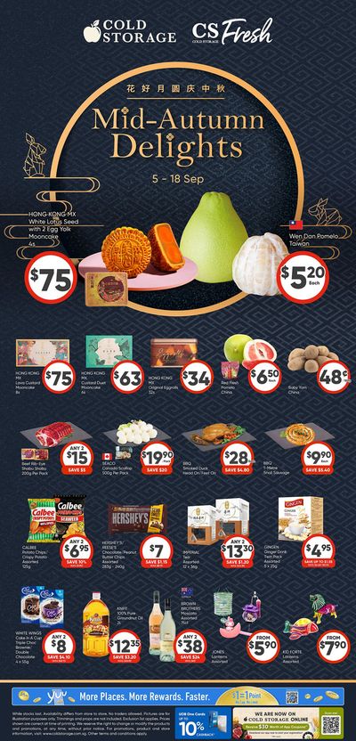 Cold Storage catalogue in Singapore | Mid-Autumn Ad | 05/09/2024 - 19/09/2024