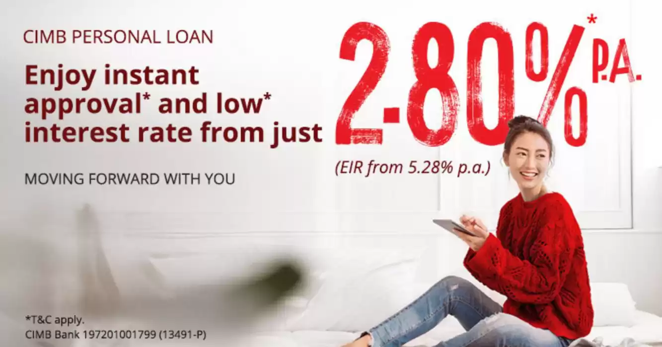 CIMB Bank catalogue | 2.80% p.a | 13/09/2024 - 31/10/2024