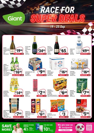 Giant catalogue in Singapore | Race For Super Deals | 19/09/2024 - 25/09/2024