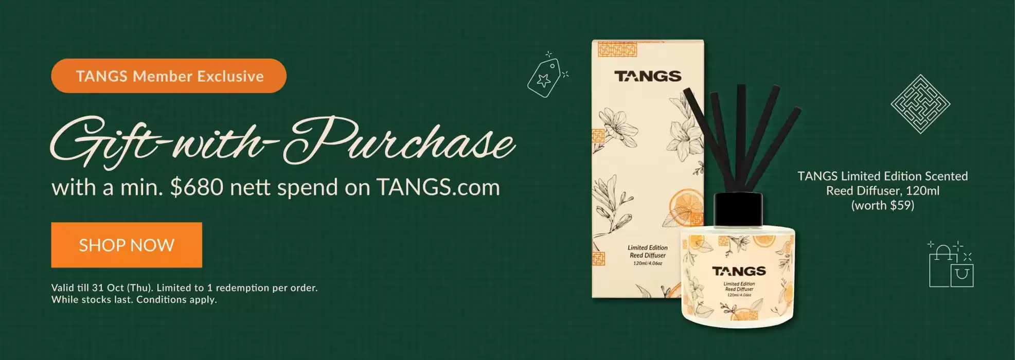 Tangs catalogue in Singapore | Gift with purchase | 03/10/2024 - 31/10/2024