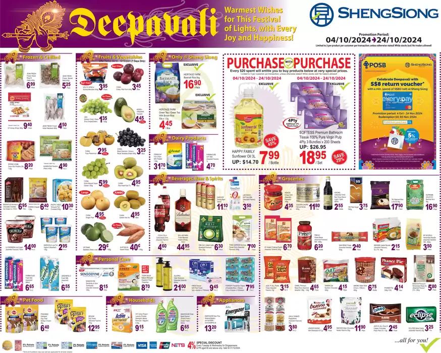 Sheng Siong catalogue in Singapore | Deepavali Promotion | 04/10/2024 - 24/10/2024