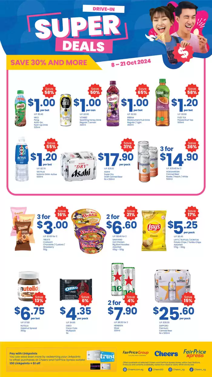 Cheers catalogue in Singapore | Drive-In Deals | 09/10/2024 - 23/10/2024