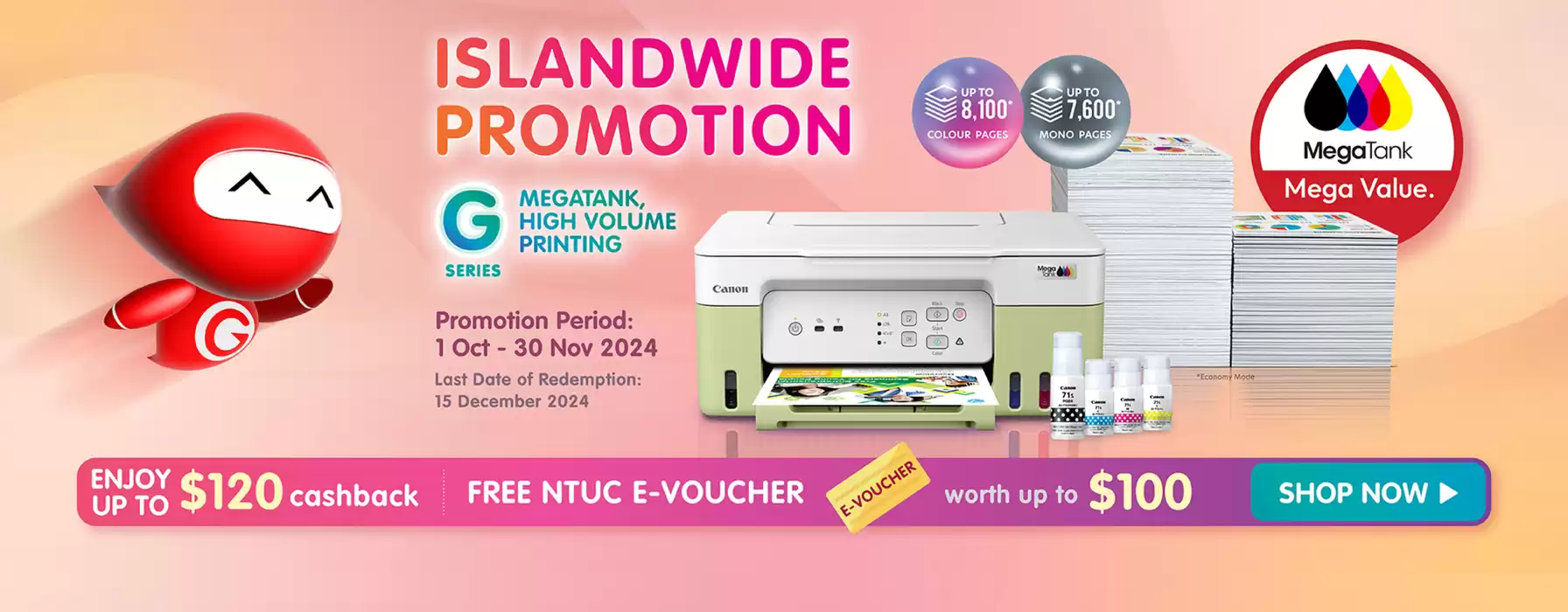 Canon catalogue | Island wide promotions | 16/10/2024 - 30/11/2024