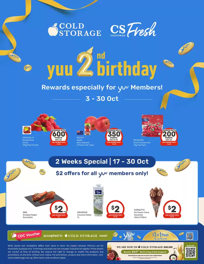 Cold Storage catalogue in Singapore | Yuu Ad | 19/10/2024 - 02/11/2024