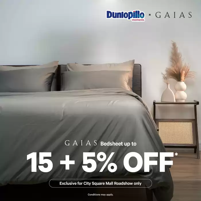 Dunlopillo catalogue in Singapore | Enjoy up to 78% off | 28/10/2024 - 03/11/2024