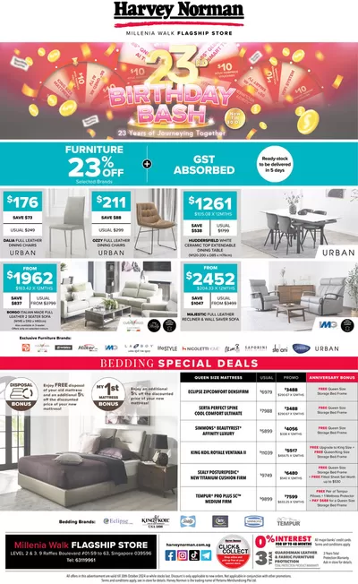 Harvey Norman catalogue in Singapore | Harvey Norman promotion | 26/10/2024 - 09/11/2024