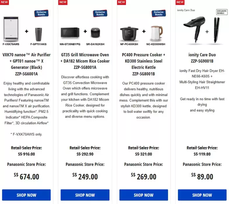 Panasonic catalogue in Singapore | New | 30/10/2024 - 30/11/2024