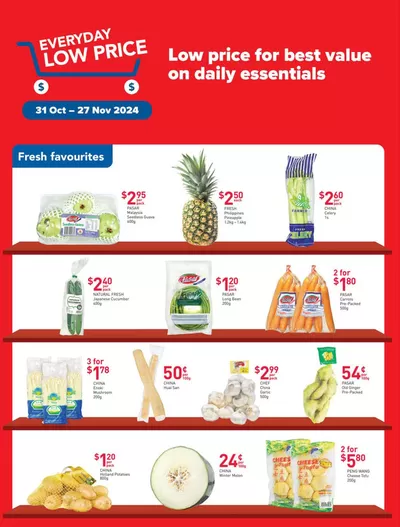 FairPrice catalogue in Singapore | Everyday Low Price | 31/10/2024 - 27/11/2024