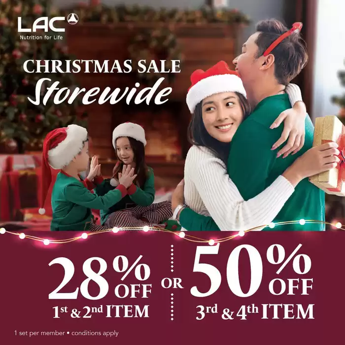 LAC catalogue in Singapore | Christmas sale storewide | 01/11/2024 - 30/11/2024