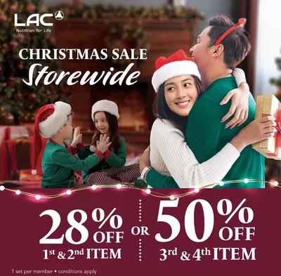 Beauty & Health offers in Bukit Merah | Christmas sale storewide in LAC | 01/11/2024 - 30/11/2024