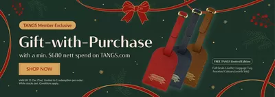 Tangs catalogue in Singapore | Gift with purchase | 01/11/2024 - 31/12/2024