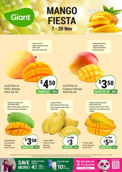 Giant catalogue in Singapore | Mango Fiesta | 07/11/2024 - 20/11/2024