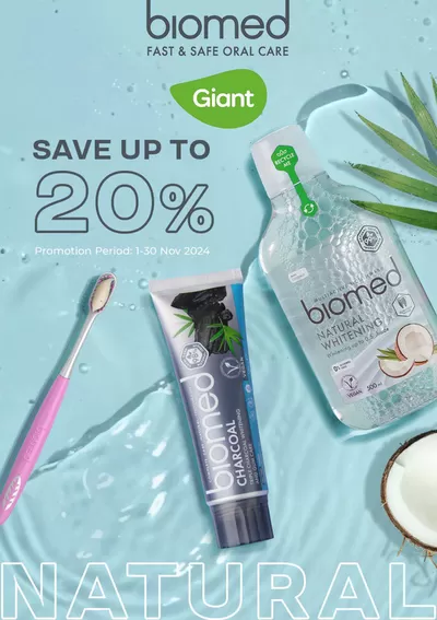 Giant catalogue in Singapore | Biomed x Giant | 07/11/2024 - 20/11/2024