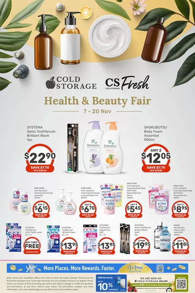 Cold Storage catalogue | Health & Beauty Fair | 07/11/2024 - 21/11/2024