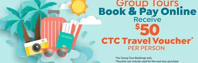 Travel & Leisure offers | Recieve CTC voucher in CTC Travel | 12/11/2024 - 30/11/2024