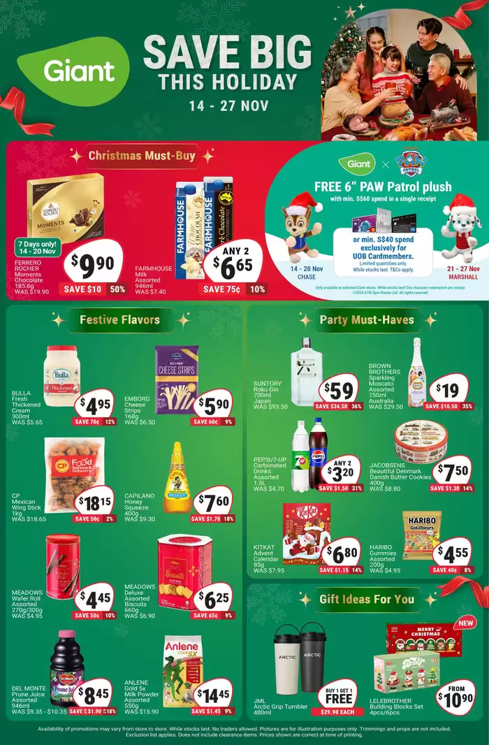 Giant catalogue in Singapore | Save Big This Holiday | 14/11/2024 - 27/11/2024