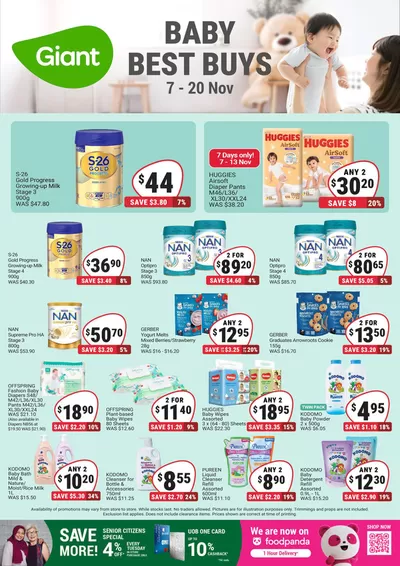 Giant catalogue in Singapore | Baby Best Buys | 07/11/2024 - 20/11/2024