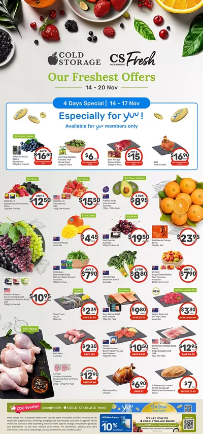 Cold Storage catalogue in Singapore | CS Fresh Ad | 14/11/2024 - 28/11/2024