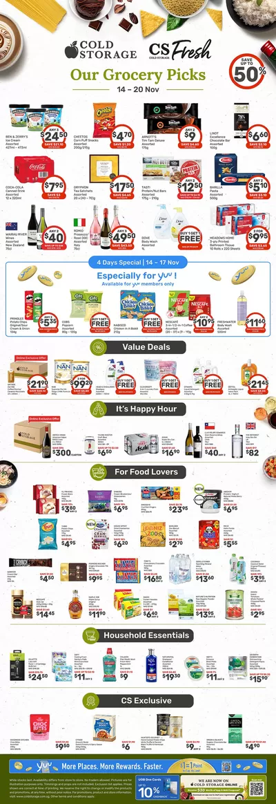 Cold Storage catalogue in Singapore | CS Grocery Ad | 14/11/2024 - 28/11/2024