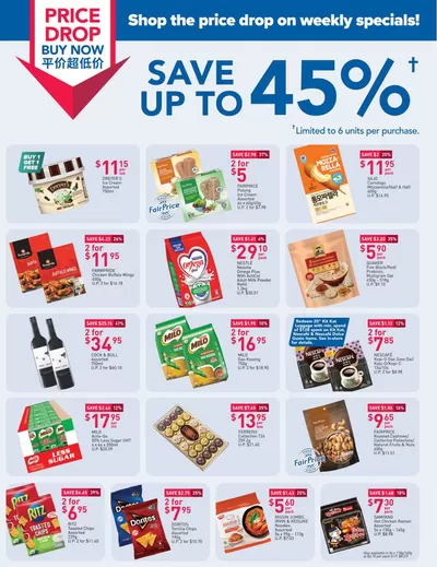 FairPrice catalogue in Singapore | Price Drop Buy Now - Must Buy | 14/11/2024 - 20/11/2024