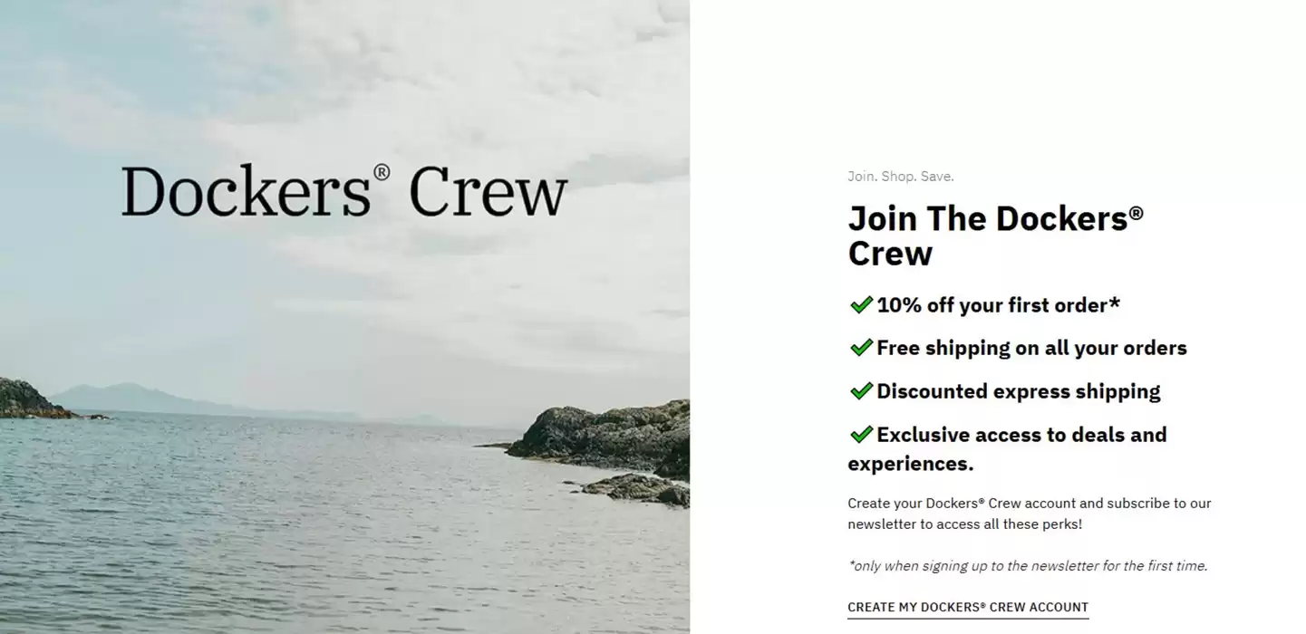 Dockers catalogue | Join The Dockers Crew | 18/11/2024 - 31/12/2024