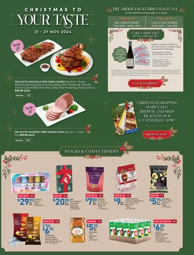 FairPrice catalogue | Christmas To Your Taste | 21/11/2024 - 27/11/2024