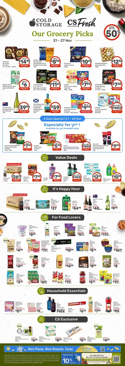 Cold Storage catalogue | CS Grocery Ad | 21/11/2024 - 05/12/2024