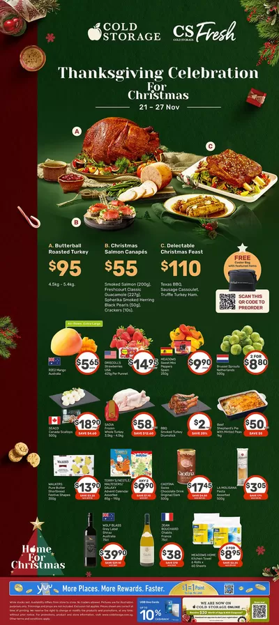 Cold Storage catalogue | Thanksgiving Ad | 21/11/2024 - 05/12/2024