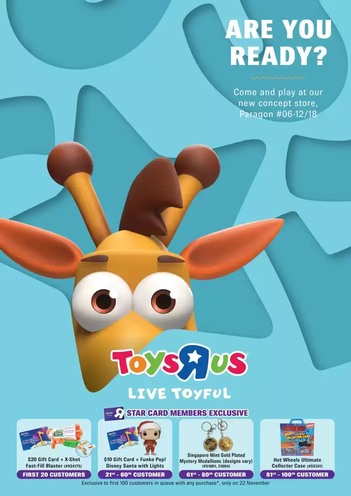 Toys R Us catalogue in Singapore | Toys R Us promotion | 22/11/2024 - 06/12/2024