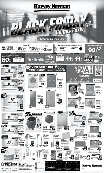 Harvey Norman catalogue in Singapore | Straits Times 23 November Black Friday Comes Early | 23/11/2024 - 07/12/2024