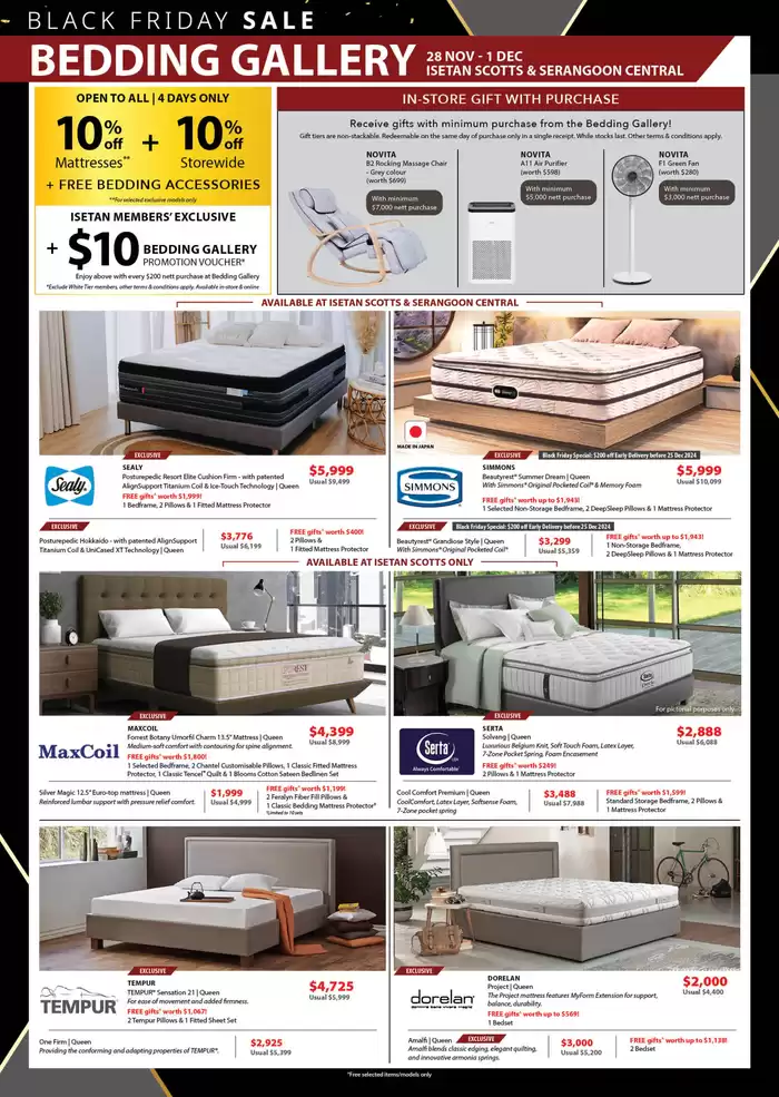 Isetan catalogue in Singapore | Top offers for all bargain hunters | 26/11/2024 - 10/12/2024